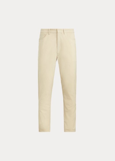 Pantalones Ralph Lauren Hombre Kaki - Tailored Fit Stretch - JPZAH7195